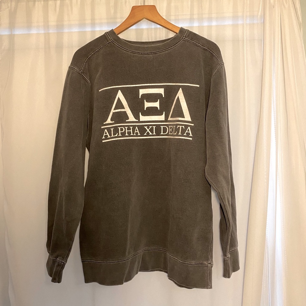 Alpha Xi Delta Comfort Colors Crew Neck
